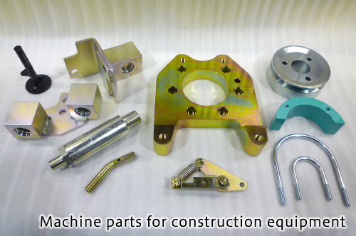 Machine parts for construction equipment
